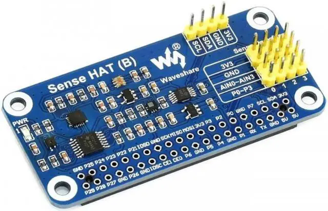 Alt view image 2 of 4 - Sense HAT (B) for Raspberry Pi, Onboard Multi Powerful Sensors, Supports External Sensors