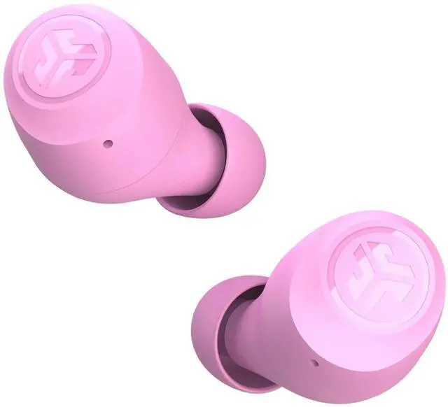 Alt view image 4 of 7 - JLab Go Pop+ True Wireless Earbuds, Pink, Bluetooth, IPX4, Be Aware Mode, Customize Sound, Controls