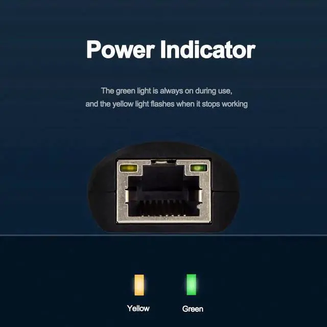 Alt view image 3 of 5 - 1000Mbps Type-C to RJ45 Ethernet Network Card Converter USB 2.5G External Wired Network Card Ethernet Adapter Hub for MacBook