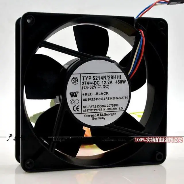 Main image of TYP 5214N 28HHI 27V 12738 temperature control fan inverter fan DC fan