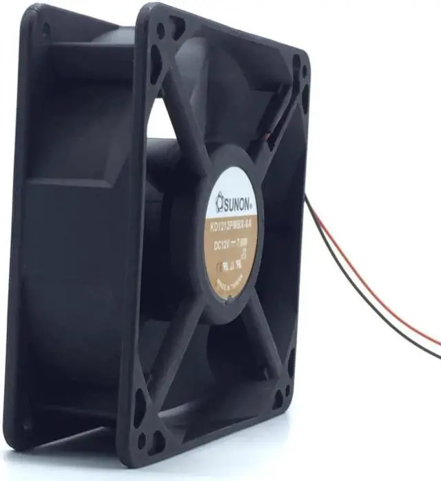Alt view image 3 of 3 - 1pcs KD1212PMBX-6A 12038 120mm 120*120*38MM 2 wire fan 7.6W server inverter axial cooling fan for SUNON