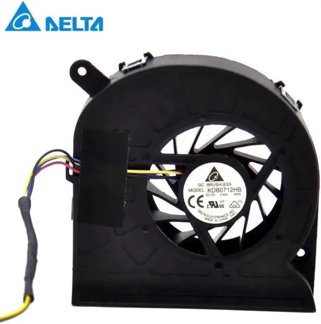 Alt view image 3 of 3 - For Delta KDB0712HB ET2400A fan ET2400E ET2400 one machine fan desktop computer CPU cooling cooler 12V 0.45A