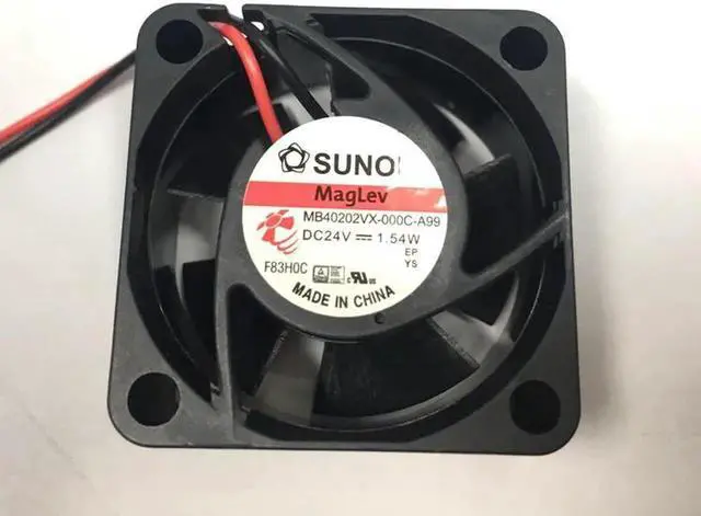 Alt view image 3 of 4 - Sunon MB40202VX-000C-A99 4cm 4020 40X40X20mm Fan DC 24V 1.54W Server 3D Cooling Fan
