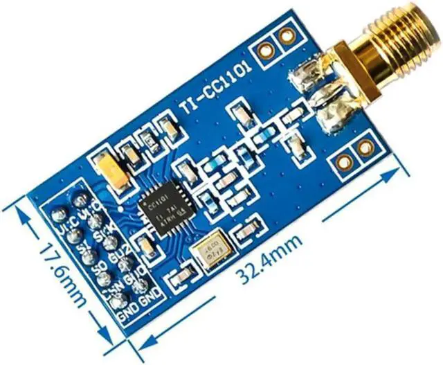 Alt view image 2 of 2 - Ultra-stable CC1101 wireless module / industrial grade, with external antenna, with rich routines