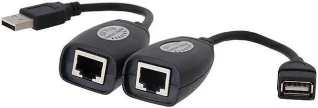 Main image of USB extension cable USB signal amplifier keyboard mouse cable RJ45 extender 50 meters