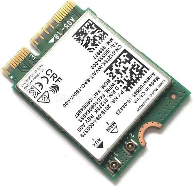 Alt view image 3 of 3 - AC 9462 WIFI 433Mbps wireless AC dual-band Wifi card adapter Intel 9462NGW NGFF M.2 key E with Bluetooth 5.0 card