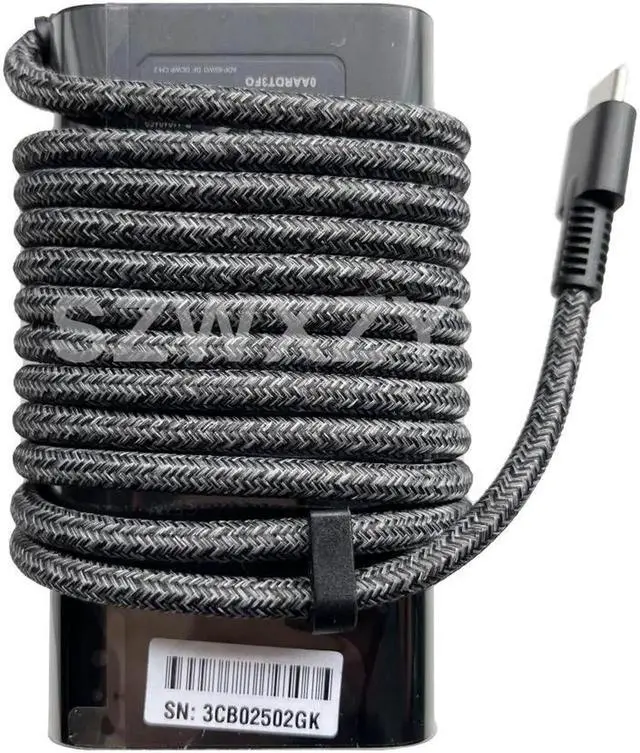 Alt view image 3 of 3 - 916369-013 L21487-001 For HP Laptop 65W 20V 3.25A USB-C Type-C Power Adapter Charger Cable TPN-DA13