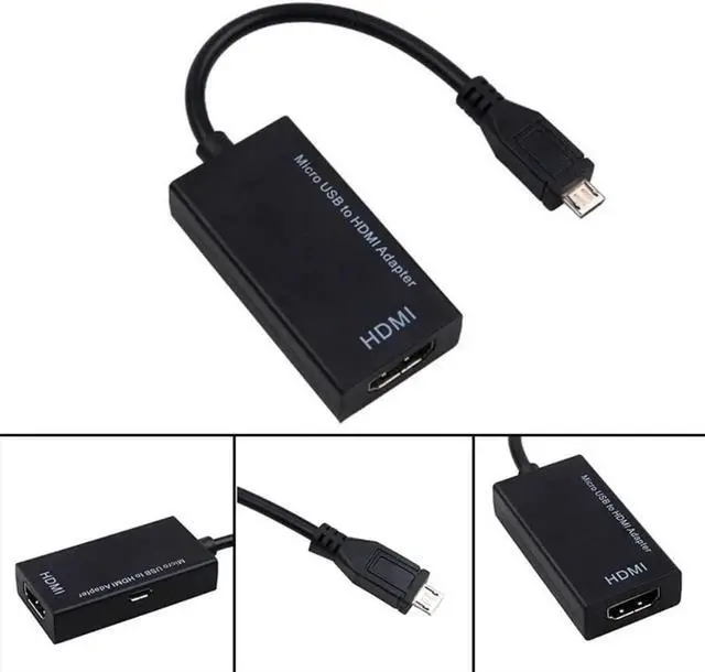 Alt view image 2 of 2 - USB 2.0 MHL to HDMI-Cable HD 1080P for Samsung HTC LG MHL Android Converter Mirco USB Mini Adapter for TV USB Adapter