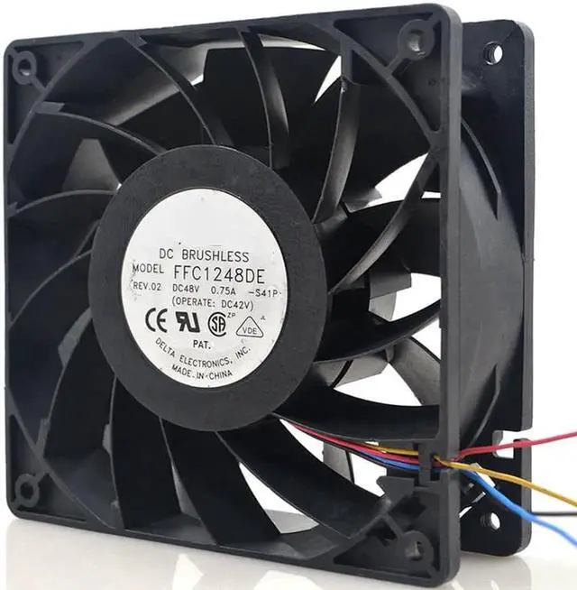 Main image of FFC1248DE 12038 48V 0.75A 12CM double ball 4-wire PWM cooling fan