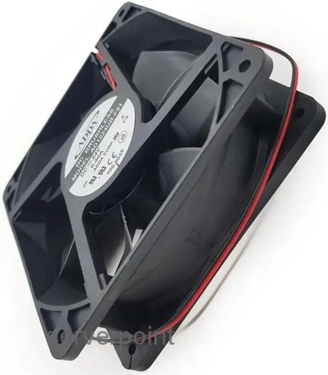 Alt view image 2 of 2 - Genuine for AD1224UB-F51 12038 24V 0.40A double ball cooling fan