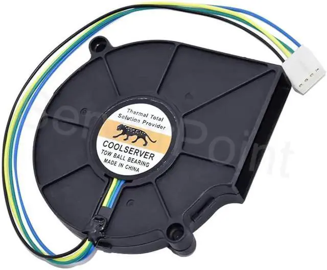 Main image of for BB7515BU B127515BU For COOLSERVER DC 12V 0.80A 4-Wire Server Blower Cooling Fan