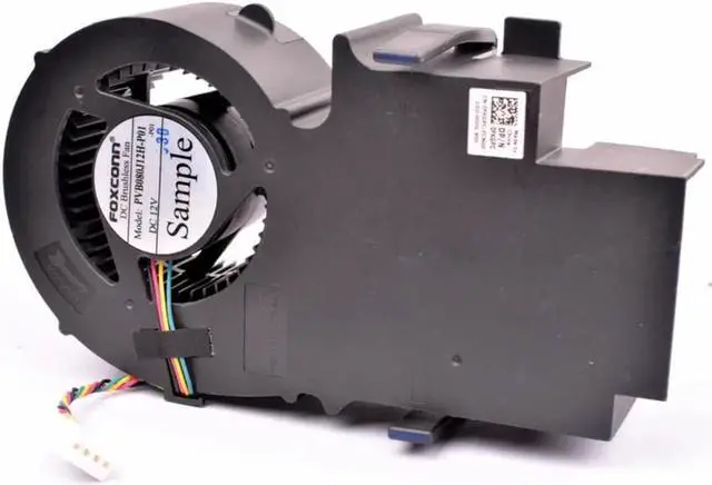 Alt view image 2 of 3 - PVB080J12H-P01 12V All-in-one computer centrifugal turbo blower cooling fan