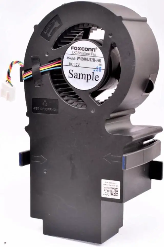 Main image of PVB080J12H-P01 12V All-in-one computer centrifugal turbo blower cooling fan