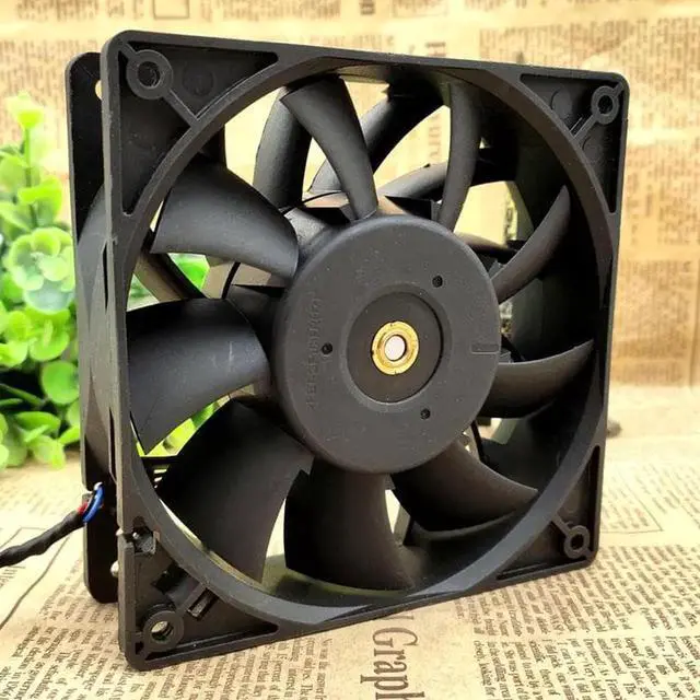 Alt view image 3 of 3 - FD1238B48W7-63-4JY DC48V 62.40W 12cm12038 cooling fan