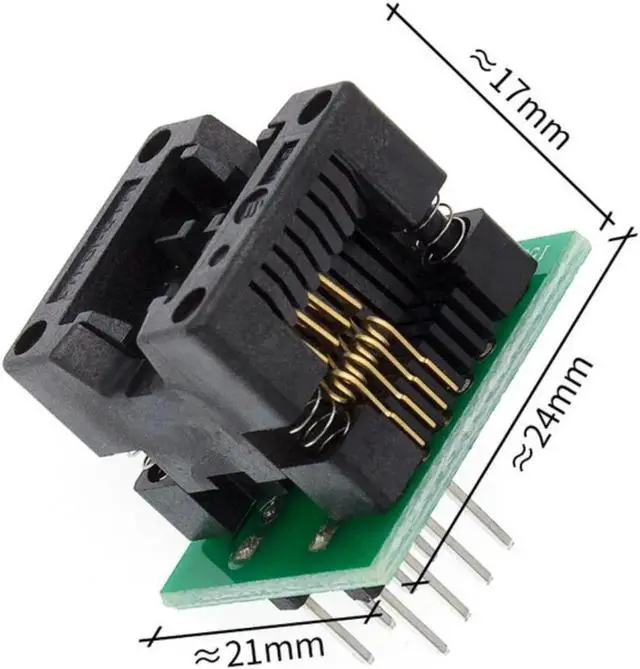 Main image of SOIC8 SOP8 to DIP8 EZ Programmer Adapter Socket Converter Module 150mil