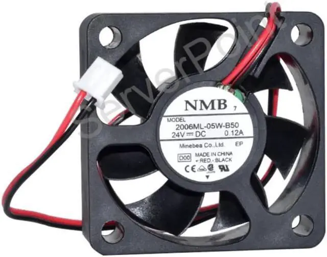 Main image of For NMB 2006ML-05W-B50 5CM 50*50*15 24V 0.12A 2 wire cooling fan