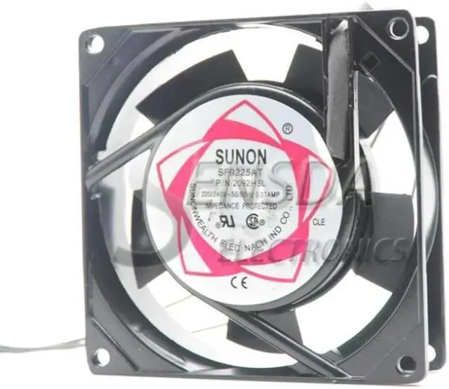 Alt view image 2 of 3 - For Sunon 92*92*25 mm 9cm 90mm SF9225AT 2092HSL AC 220V server inverter cooling fan