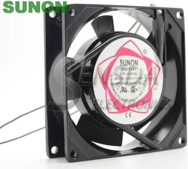 Alt view image 3 of 3 - For Sunon 92*92*25 mm 9cm 90mm SF9225AT 2092HSL AC 220V server inverter cooling fan