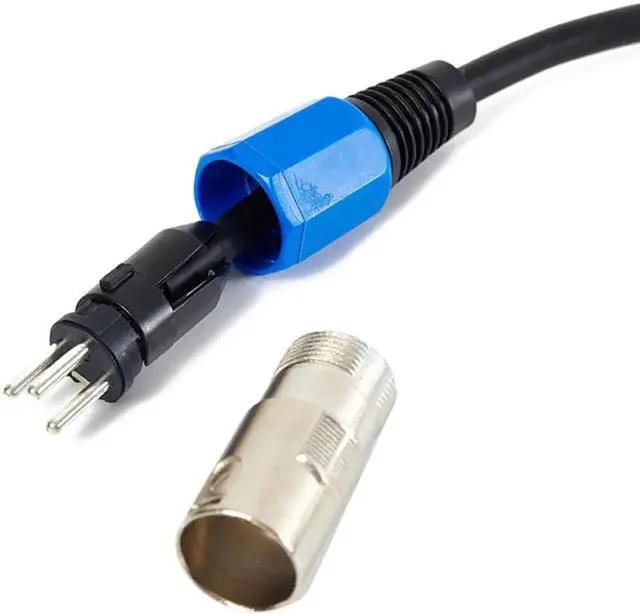 Alt view image 2 of 3 - Male XLR To 6.35mm Stereo Jack Cable 0.3m XLR Audio Cable Active Powered Speaker Cable Lead TRS Balanced Audio Cable