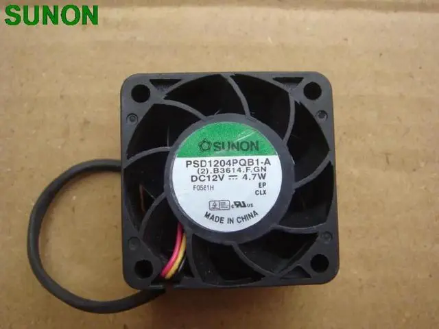 Main image of Taiwan For Sunon PSD1204PQB1-A 4CM 40MM 40*40*28MM 4*4*2.8CM 4028 12V 4.7W 3 lines server inverter cooling fan