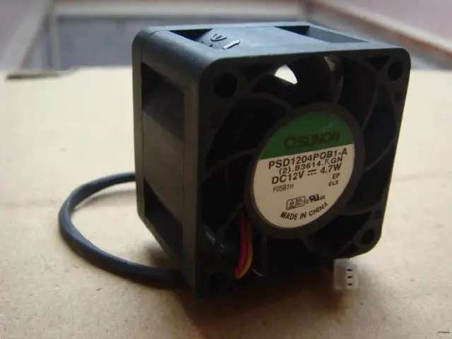 Alt view image 6 of 6 - Taiwan For Sunon PSD1204PQB1-A 4CM 40MM 40*40*28MM 4*4*2.8CM 4028 12V 4.7W 3 lines server inverter cooling fan