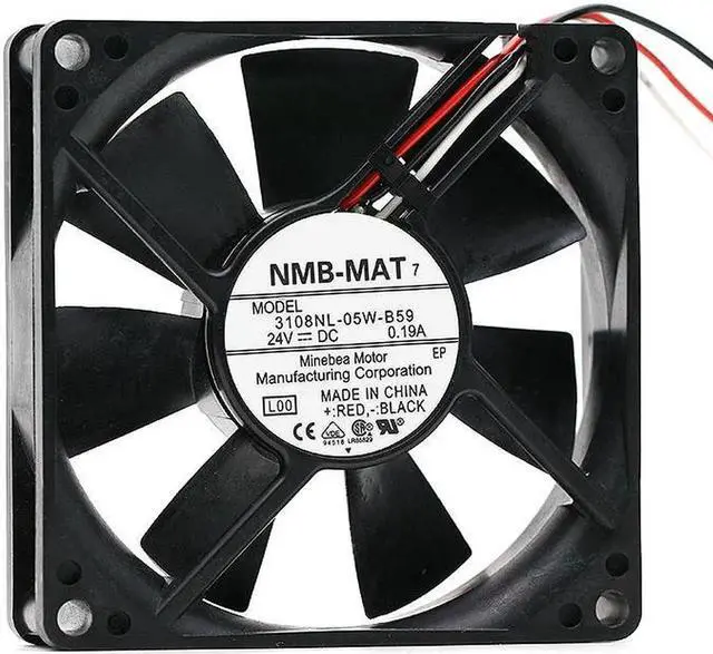 Main image of For NMB 3108NL-05W-B59 80*80*20MM 80MM DC24V 0.19A Server inverter frequency converter cooling fan