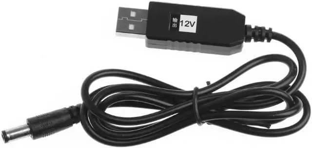 Alt view image 2 of 4 - USB Cable for Dc 5V Boost to 12V Voltage Converter USB Power Boost Line Step Up Boost Chargers USB Power Charge