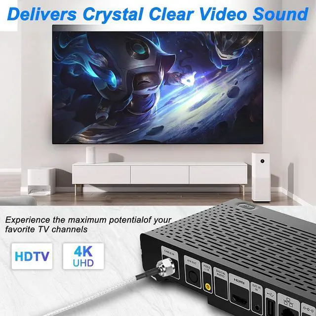 Alt view image 5 of 7 - F Type Coaxial Right Angle Connector Cable,90° Angled to Straight F Type Male RG316 Digital RF Coax Cable Cord for HDTV, CATV, Modem, Satellite Receivers (6.6FT)