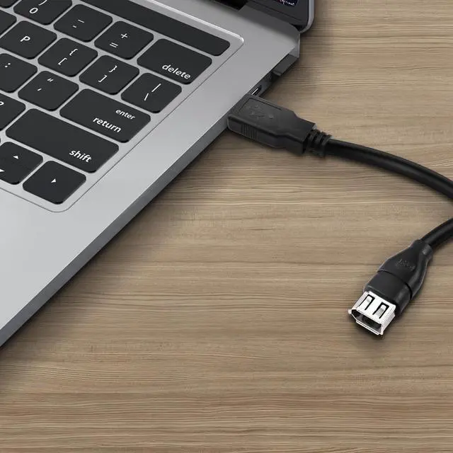 Alt view image 3 of 6 - Firewire 1394 6 Pin to USB Adapter Cable, Firewire IEEE 1394 6 Pin Female to USB 2.0 Type A Male Data Transfer Converter Cable for Printer, Digital Camera, Scanner, Hard Disk (20CM)