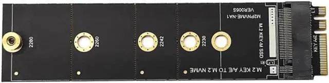 Main image of M2 for KEY A-E to M2 NVME Adapter Converter Card Riser NVME TO KEY-M Expansion Slot WiFi to M2 NVME Support 2230-2280 M2
