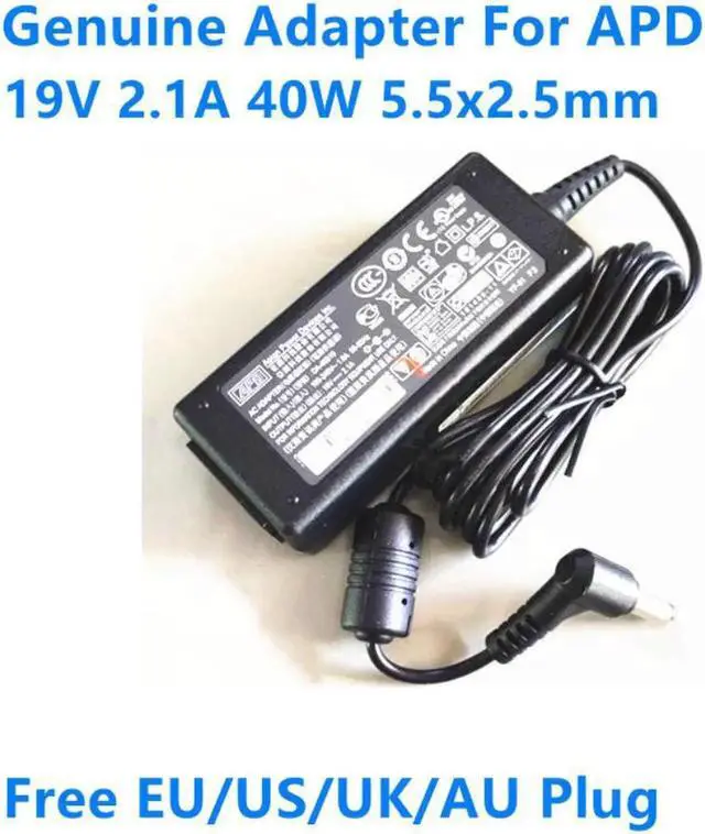 Main image of 19V 2.1A 40W 5.5x2.5mm DA-40B19 DA-40A19 AC Adapter For APD Monitor Power Supply Charger