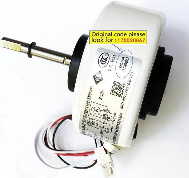Alt view image 2 of 3 - for TCL Air Conditioner Inner Fan PG Motor Y4S476A711 Hanging Machine Fan Motor RPG15Q-3