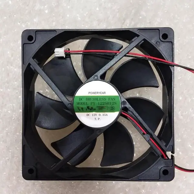 Main image of For POWERYEAR PY-1225H12S 12V 0.35A 12CM 120*120*25mm Cooling Fan 2pin