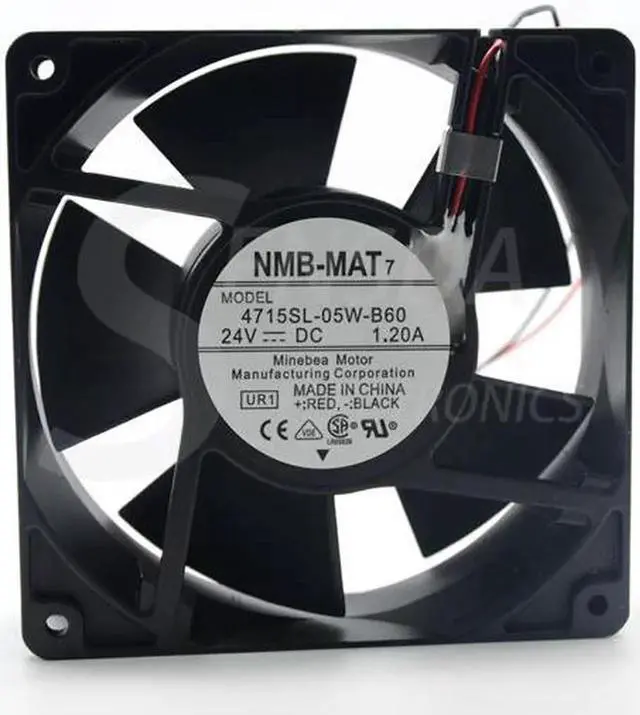 Main image of For NMB 4715SL-05W-B60 12038 DC 24V IP55 1.20A waterproof axial cooling fan