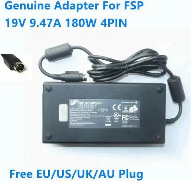 Main image of 180W 19V 9.47A 4PIN FSP180-ABAN1 FSP180-ABAN2 Power Supply AC Adapter For Laptop Charger