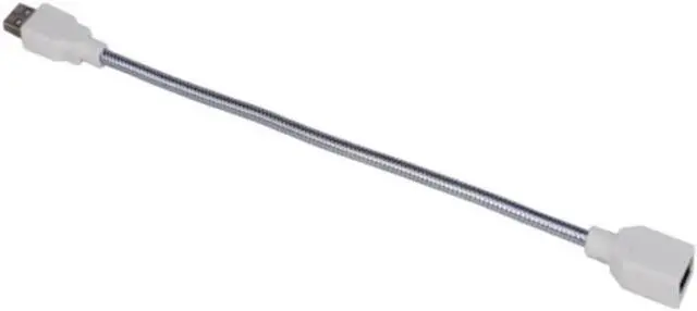 Alt view image 2 of 3 - LED Light Adapter Cable 360 Degree Bending Metal Flexible Tube USB Extension Cable Male To Female Extender Cable For Laptop PC