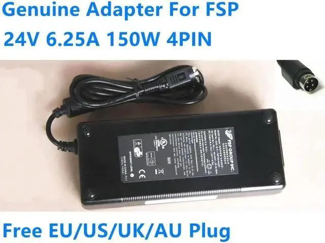 Main image of 24V 6.25A 150W 4PIN FSP150-AAAN1 FSP150-ABA AC Adapter For PROTECH POS PS5001 STEALTH M54 TARGA LT3010 Charger