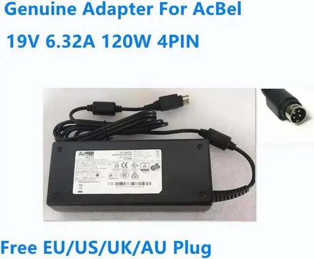 Main image of 19V 6.32A 120W 4PIN AcBel ADC027 AC Power Adapter For Power Supply Charger