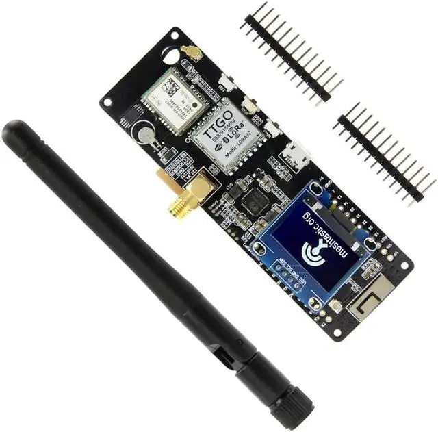 Alt view image 5 of 6 - V1.1,soporte de batería con OLED, V1.1,ESP32,433/868/915 Mhz, WiFi, Bluetooth, ESP32, GPS, NEO-6M,SMA923(915Mhz OLED)