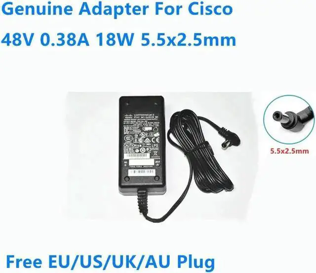Main image of 48V 0.38A 0.375A PSC18U-480 EADP-18VB B CP-PWR-CUBE-3 341-0206-03 AC Adapter For SWITCHING Power Supply Charger