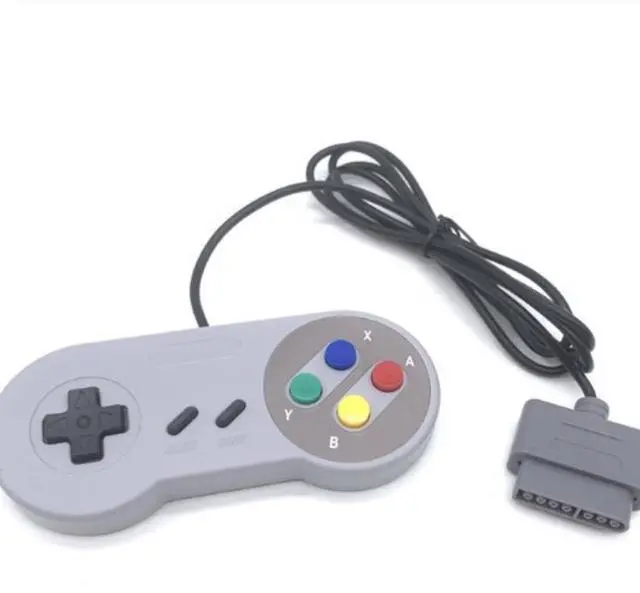 Main image of Supegamecontroller.SNES console interface.  old-fashioned controller.