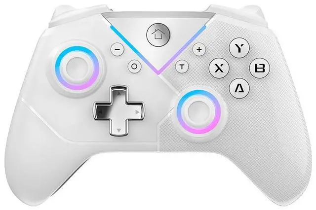 Main image of programmable NS wake-up lightadjustment wireless Bluetooth Black Mythos Goku game controller white