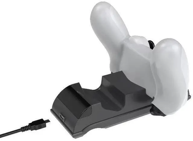 Alt view image 4 of 4 - Ps4 game controller charger base chargerforPs4controllerdual chargers