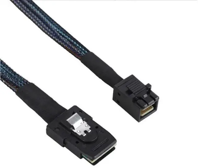 Alt view image 5 of 6 - Mini SAS SFF-8087 to Mini SAS HD SFF-8643 High-Speed Internal Server Cable (19.68, Inches)