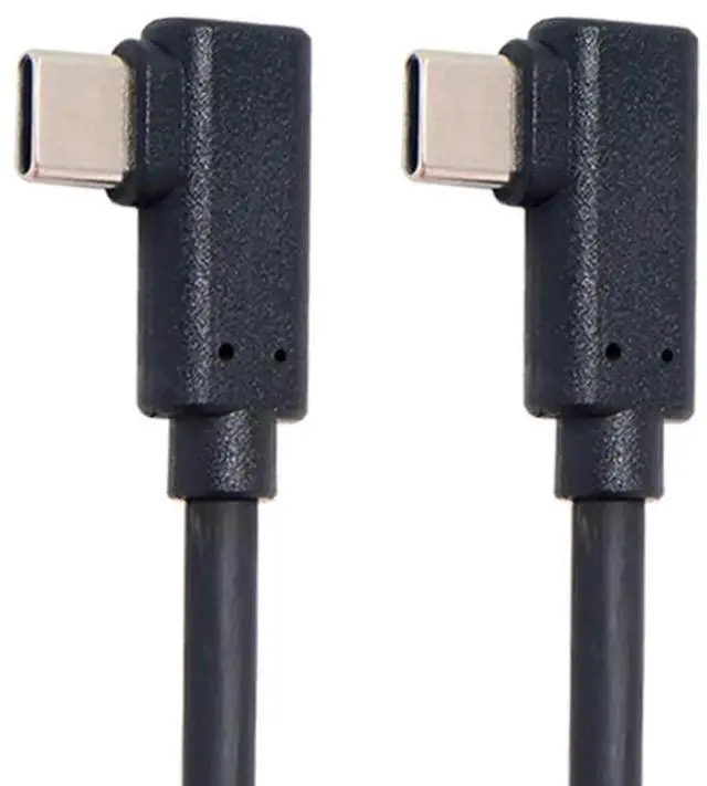 Main image of USB C to C Cable USB 3.1 Gen 2 10Gbps USB C Male to Male 90 Degree Angled PD 65W Fast Charging Extension Cable 1.8M