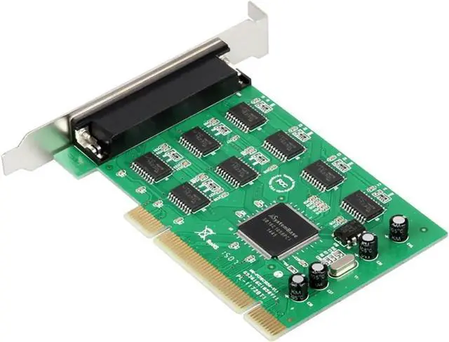 Alt view image 5 of 6 - MM-PCI16C1058-8S PCI to 8-Port RS232 Serial Adapter Card 926.1Kbps Desktop COM Port with 1 to 8 DB9 Serial Cable Support PCIIRQ Sharing