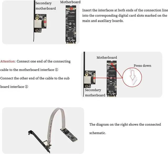 Alt view image 5 of 7 - M.2 B+MKey to 5G RJ45 Net Work Card PXE Diskless Boot Net Work Adapter for Desktops, Servers, NAS Soft Routing IO-M2F8126-GLAN