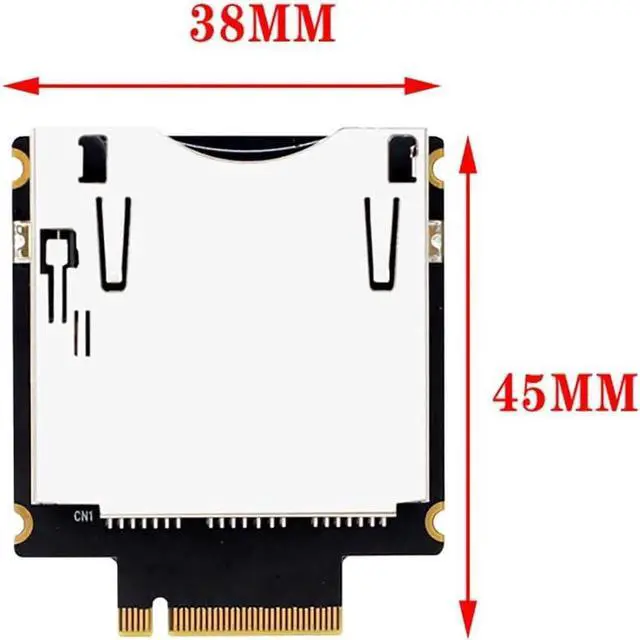 Alt view image 3 of 7 - PH418B CFexpress Type-B to M.2 M-Key NVMe Adapter Card Support PCIe4.0 X2 Interface for Camera Card Testing and Data Transfer