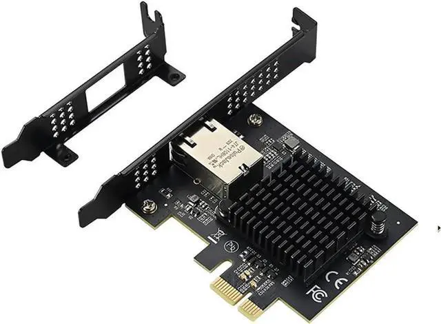 Alt view image 5 of 7 - PCIe 4.0 x1 to 10Gbps Single-Port Ethernet Network Adapter AQC113 Chipset, RJ45 10GBase-T, High-Speed NIC for Server/Desktop/NAS