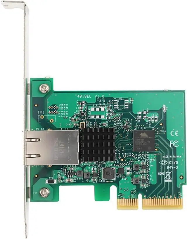 Alt view image 7 of 7 - PCIe X4 to 10G RJ45 Ethernet Network Card for Desktop and Server, PCI Express 2.0 x4 10G/5G/2.5G/1G/100M RJ45 Adapter 10 Gigabit LAN NIC with Jumbo Frame & Link Aggregation Support